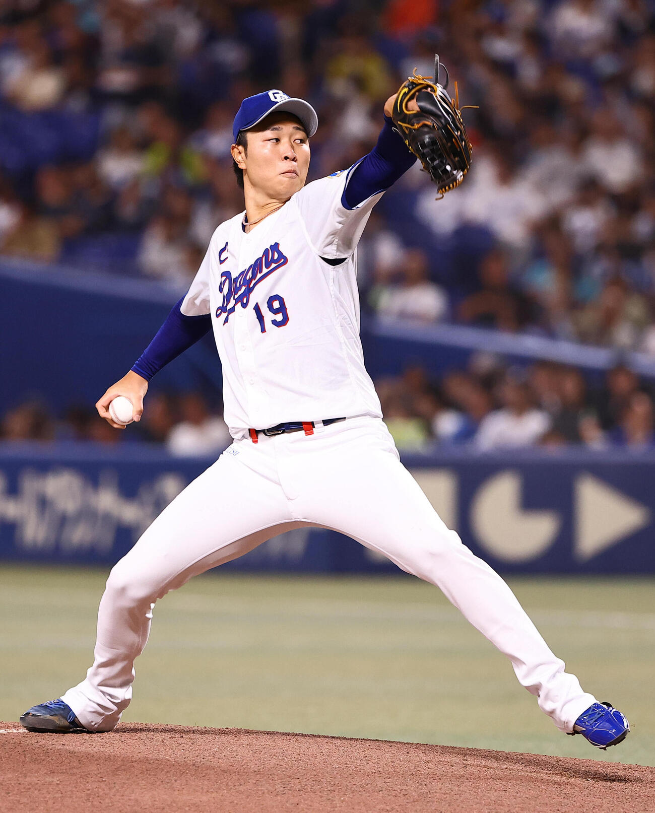 中日対巨人　中日先発の高橋宏斗（撮影・上田博志）
