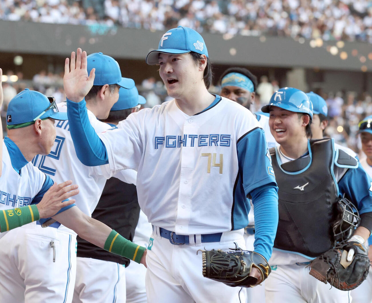 9日楽天戦で完封勝利を挙げた日本ハム有原航平
