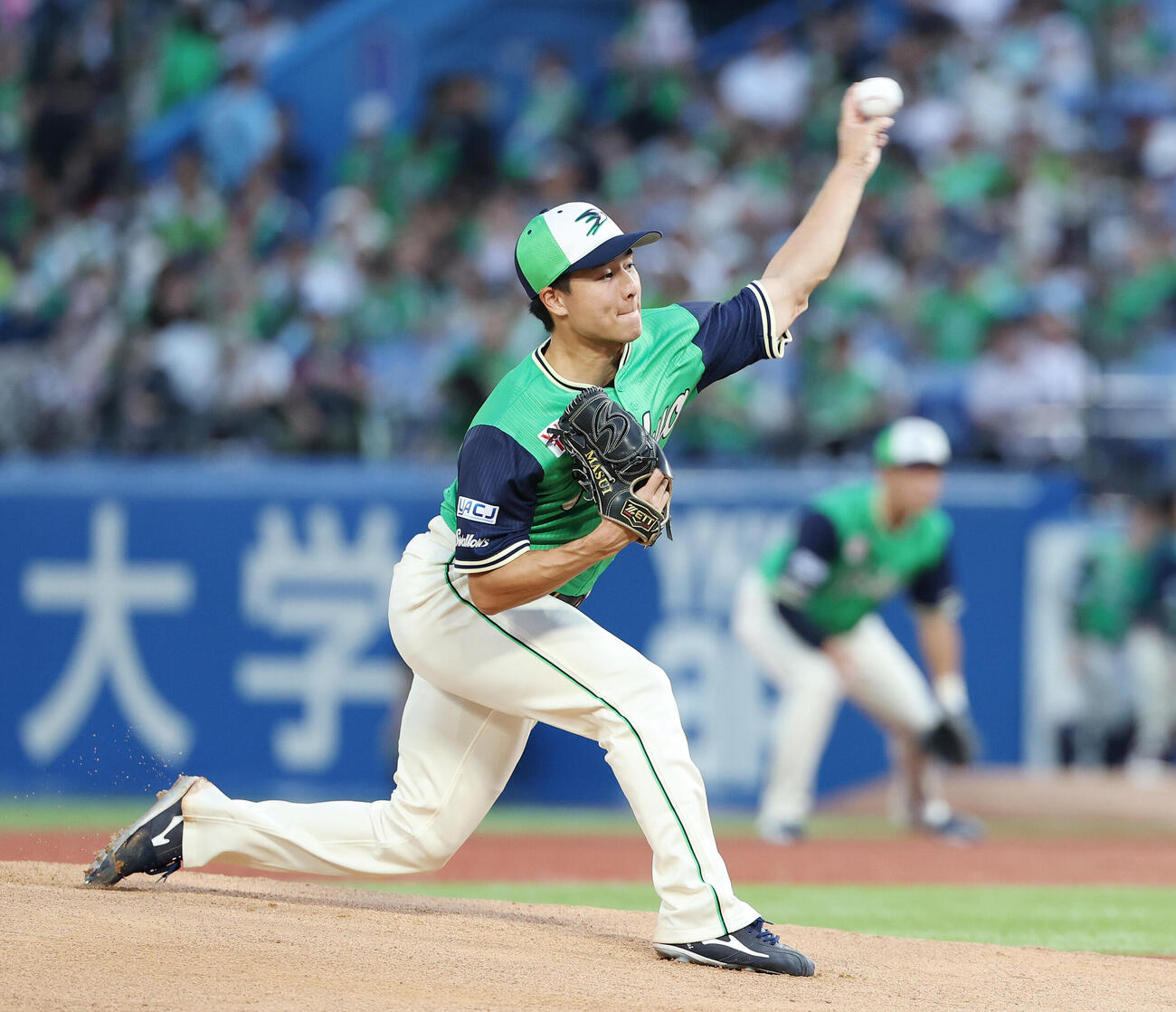 ヤクルト対DeNA　ヤクルト先発の増居翔太（撮影・宮地輝）
