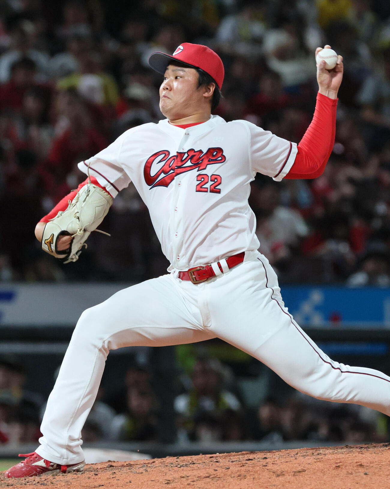 広島対阪神　8回表阪神、広島4番手の高太一（撮影・加藤孝規）