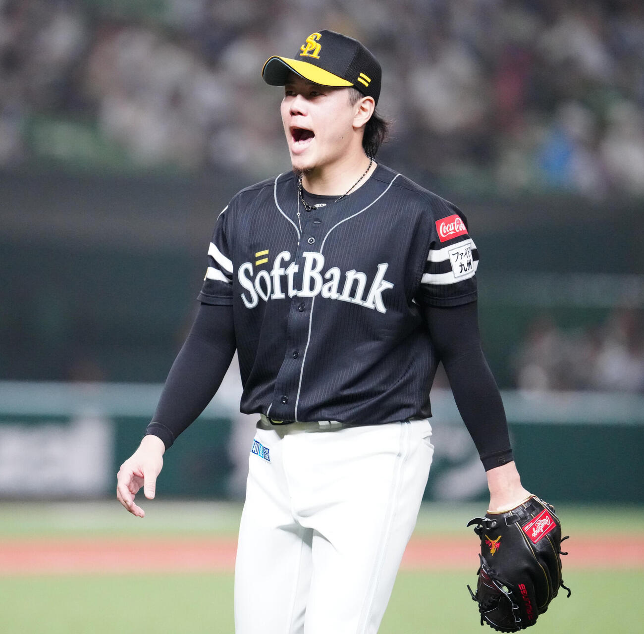 ソフトバンク上茶谷大河（2026年7月撮影）