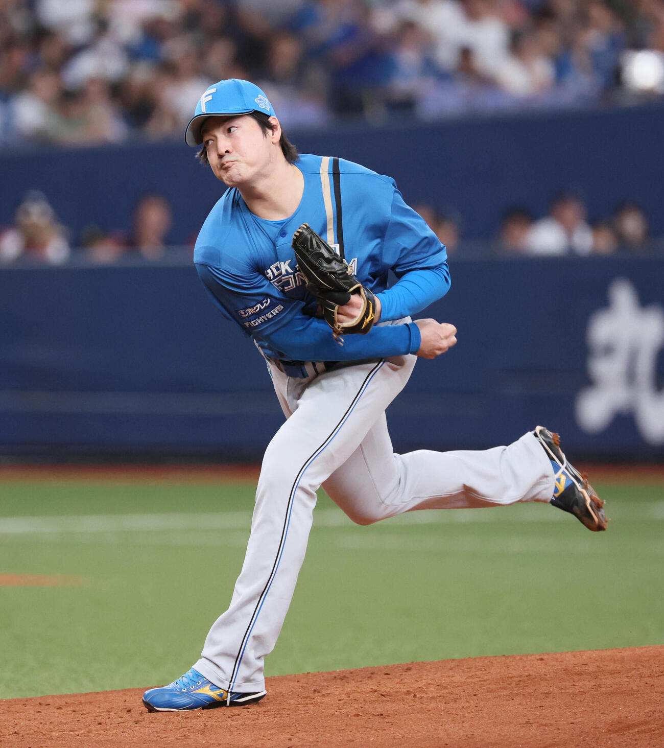オリックス対日本ハム　日本ハム先発の有原航平（撮影・宮崎幸一）