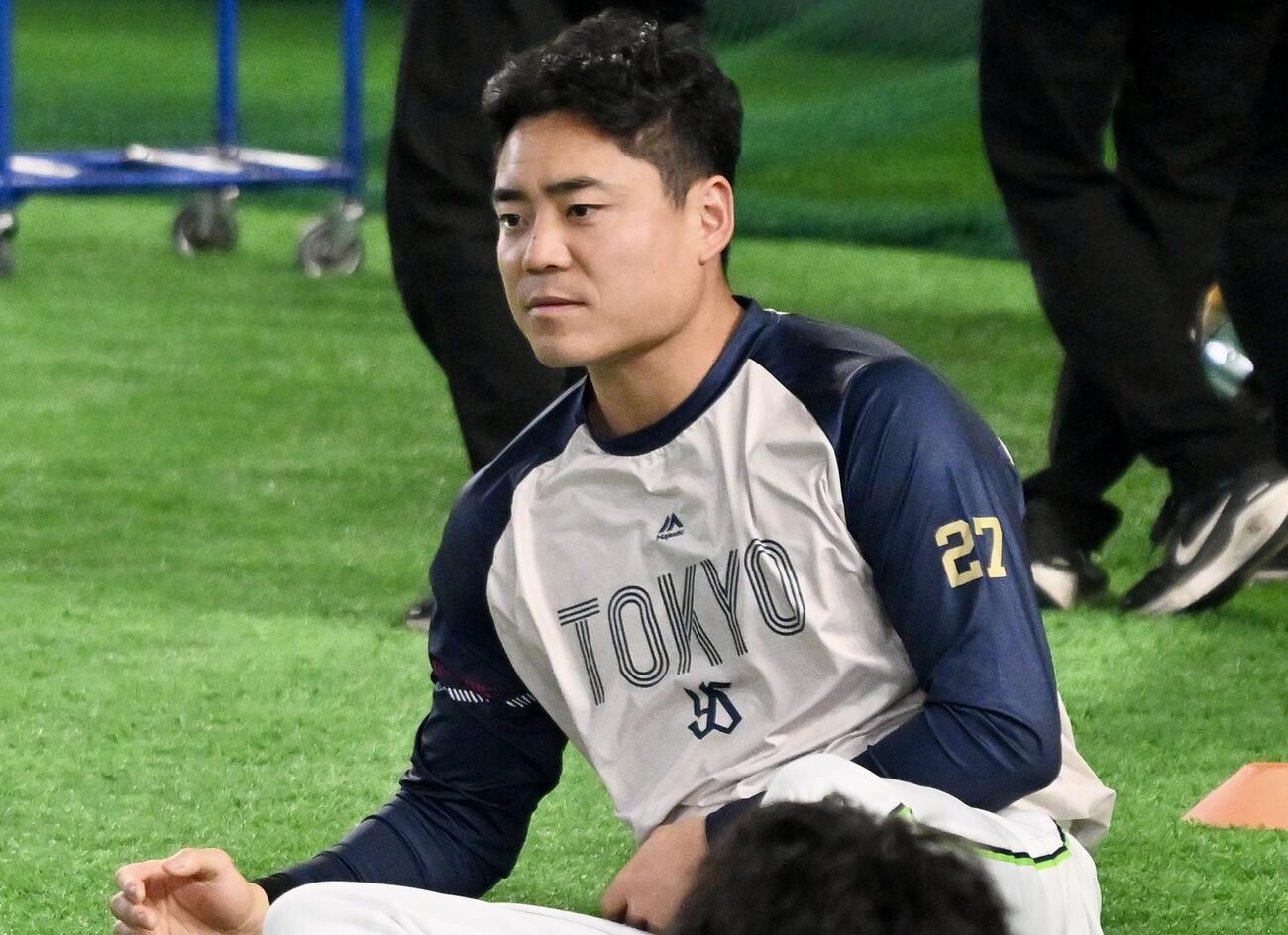 ヤクルト中村悠平（2026年3月撮影）