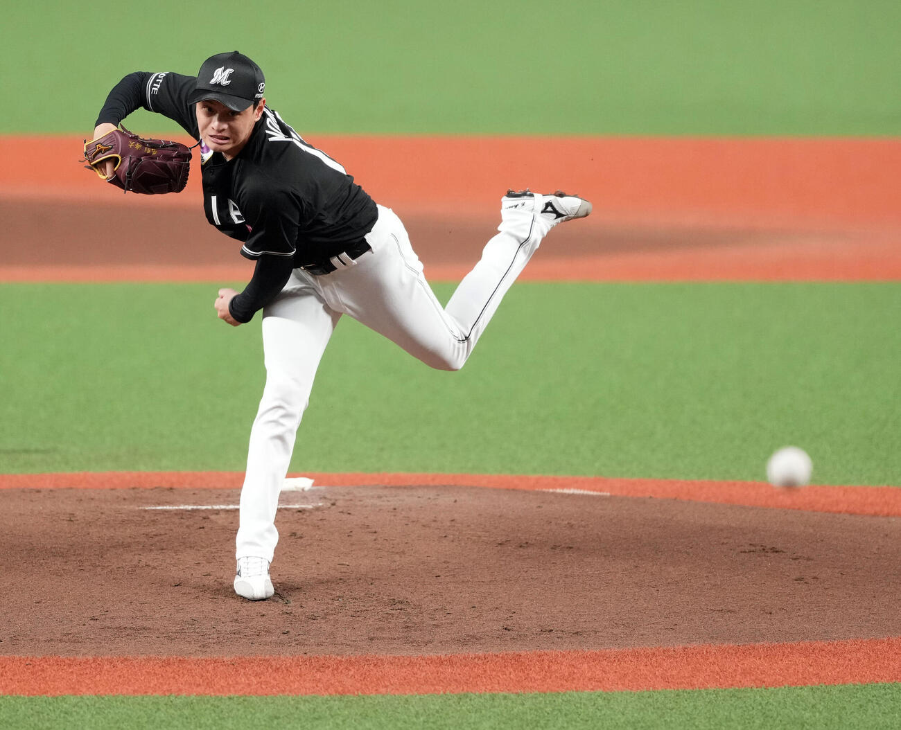 西武対ロッテ　ロッテの先発毛利海大（撮影・たえ見朱実）