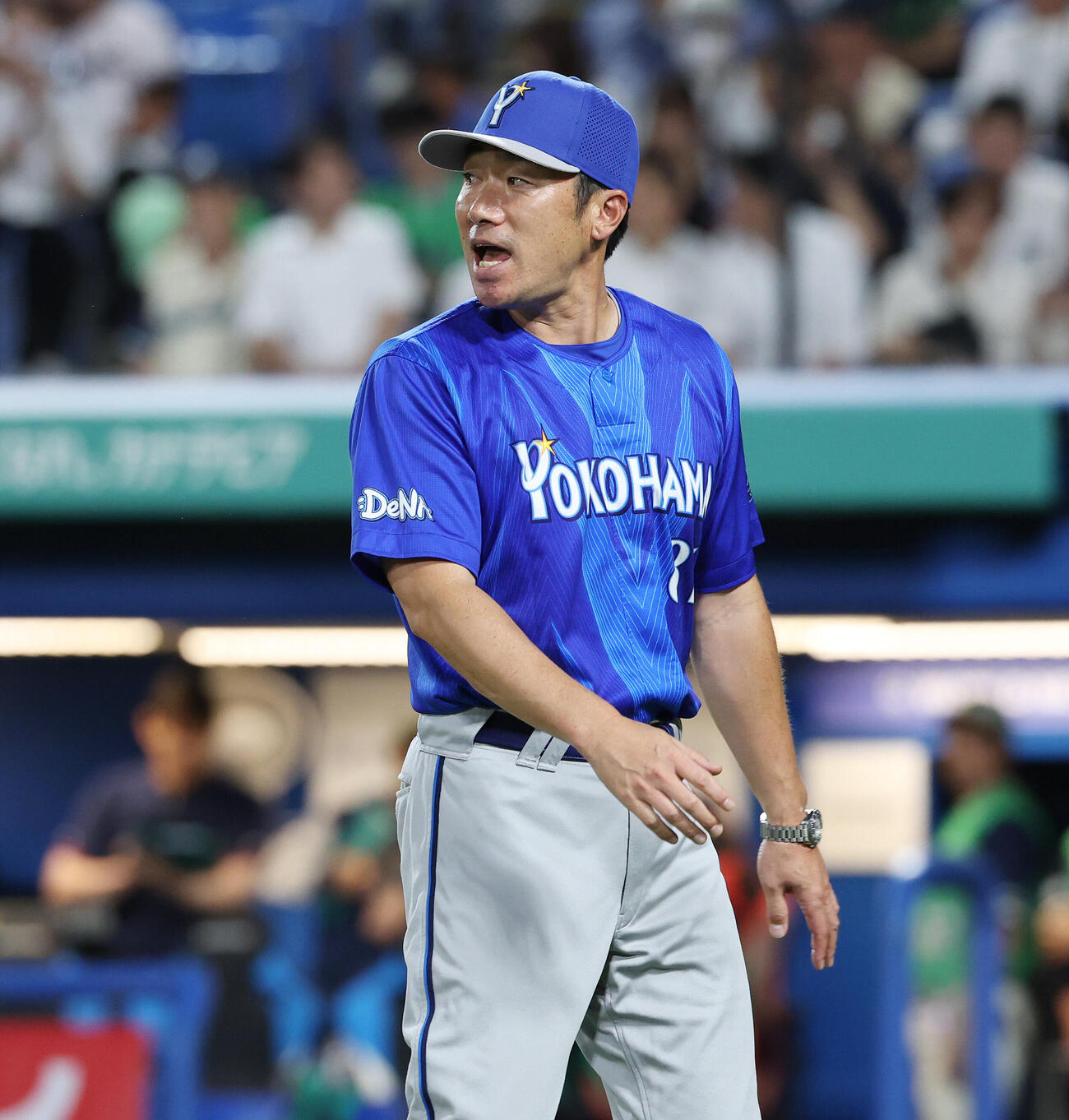 DeNA相川亮二監督（2026年8月撮影）
