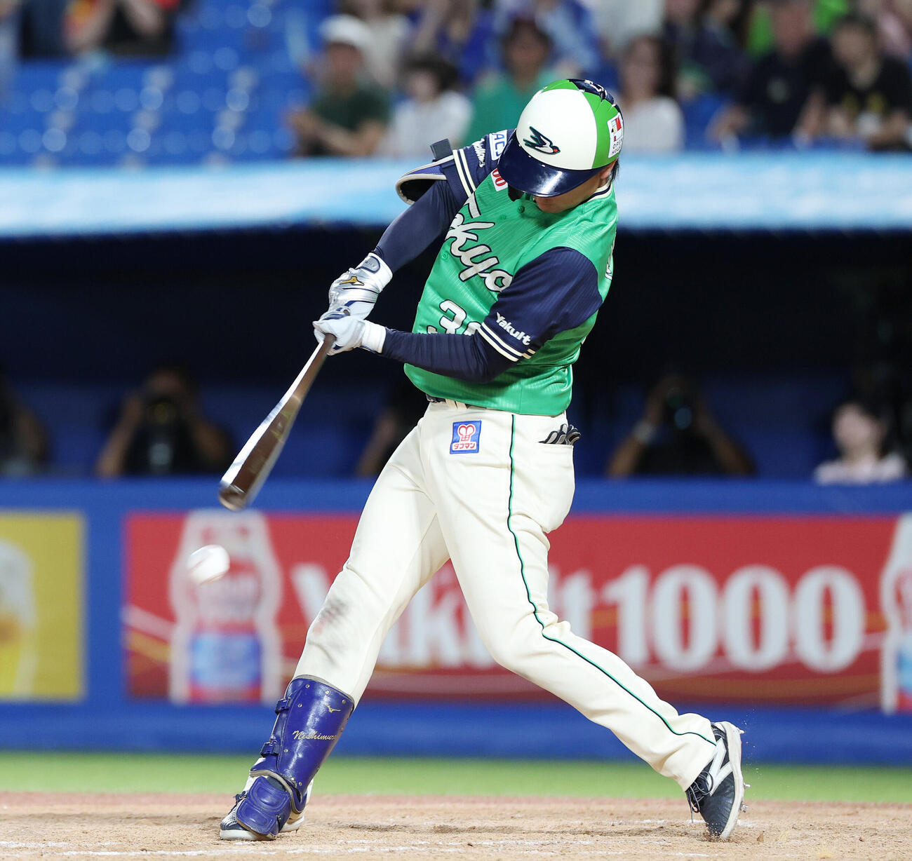 ヤクルト西村瑠伊斗（2026年8月14日撮影）