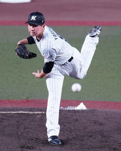 ロッテ吉川悠斗(2025年8月撮影)