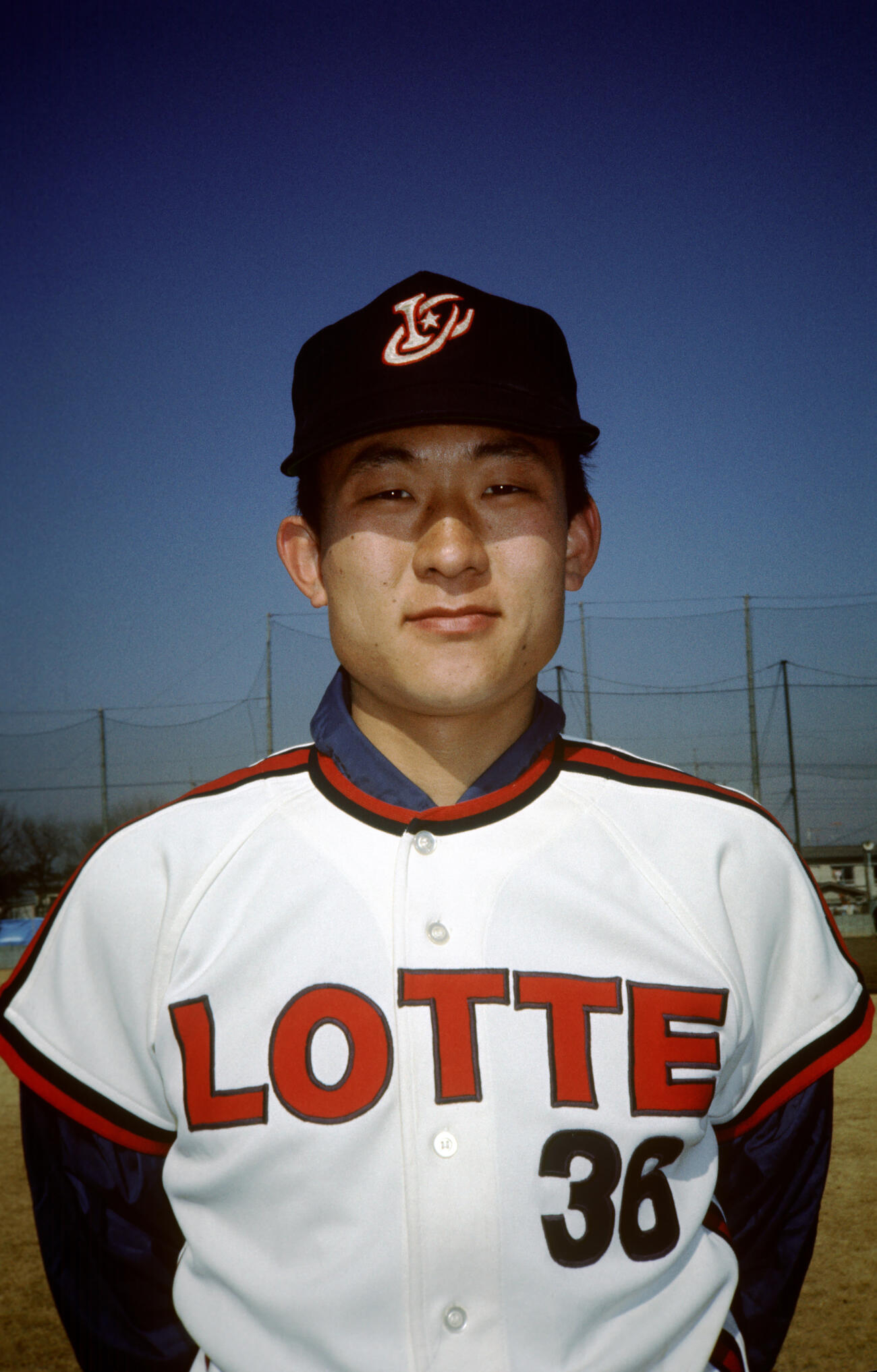 日本で初めてTJ手術を受けたロッテ三井雅晴（1977年撮影）