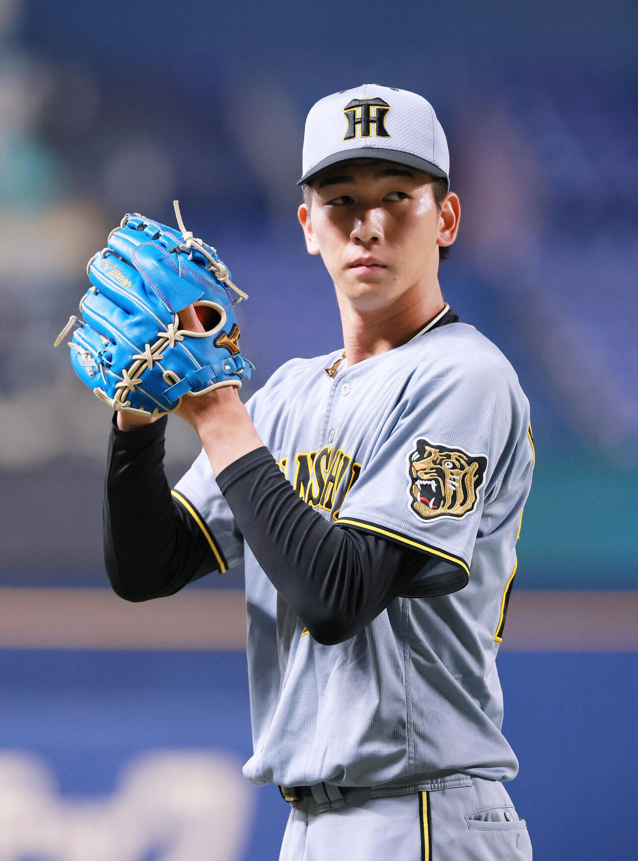 阪神の今朝丸裕喜（2026年7月撮影）