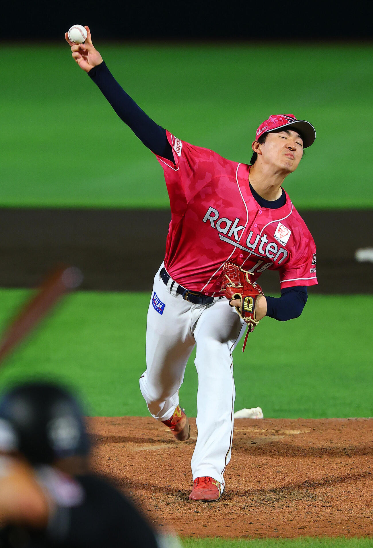 楽天対ロッテ　力投する楽天先発の荘司康誠（撮影・野上伸悟）