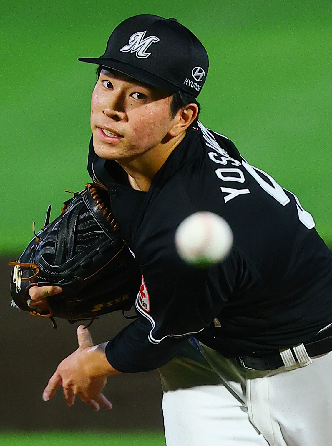 楽天対ロッテ　ロッテ先発の吉川悠斗（撮影・野上伸悟）