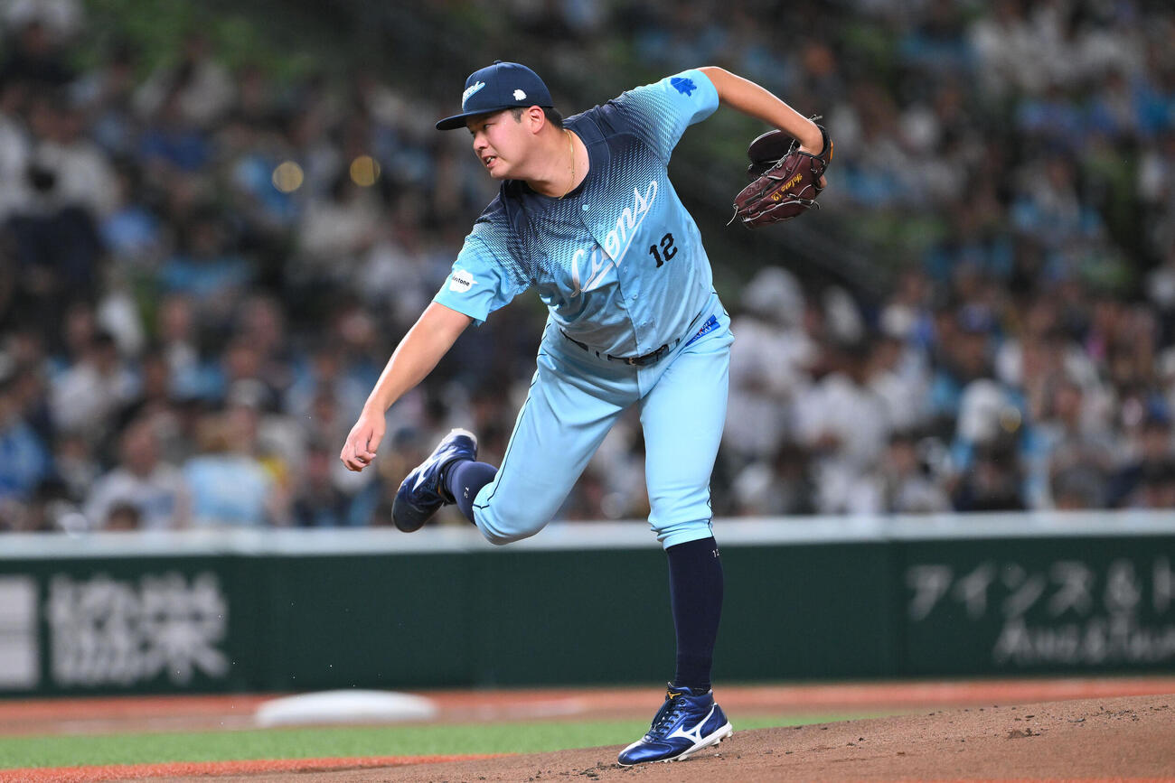 西武対オリックス西武先発の渡辺勇太朗（撮影・滝沢徹郎）