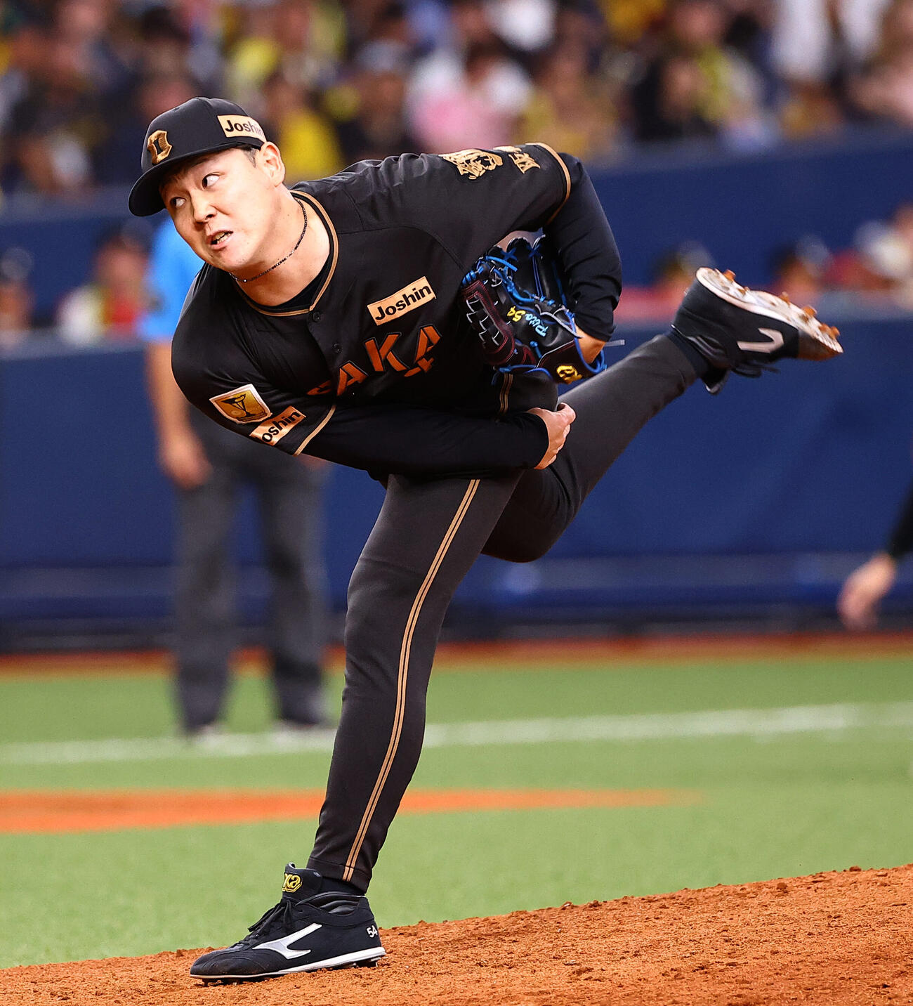 阪神対ヤクルト　阪神2番手の木下里都（撮影・上田博志）