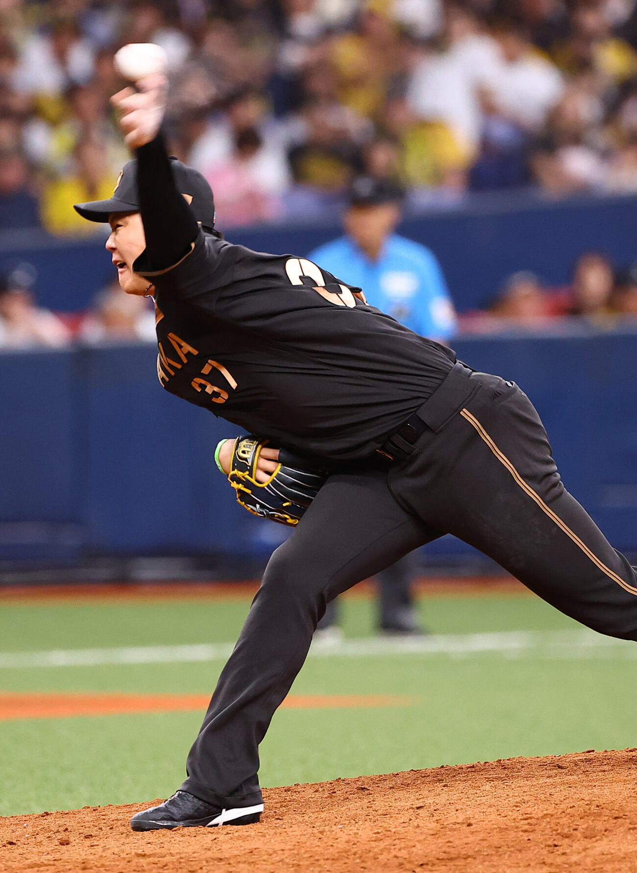 阪神対ヤクルト　阪神5番手の及川雅貴（撮影・上田博志）