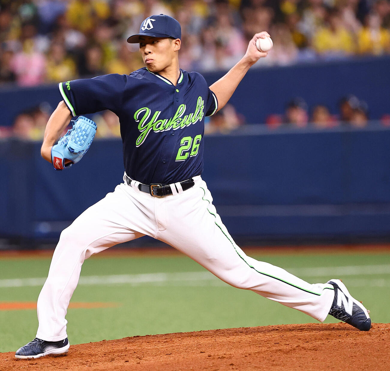 阪神対ヤクルト　ヤクルト先発の山野太一（撮影・上田博志）