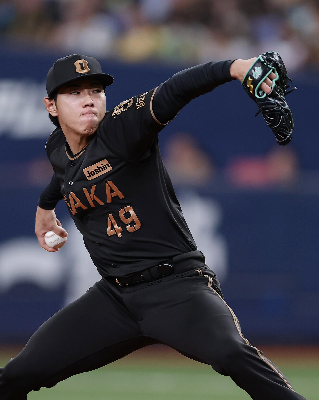 阪神対ヤクルト　阪神6番手の工藤泰成（撮影・前田充）