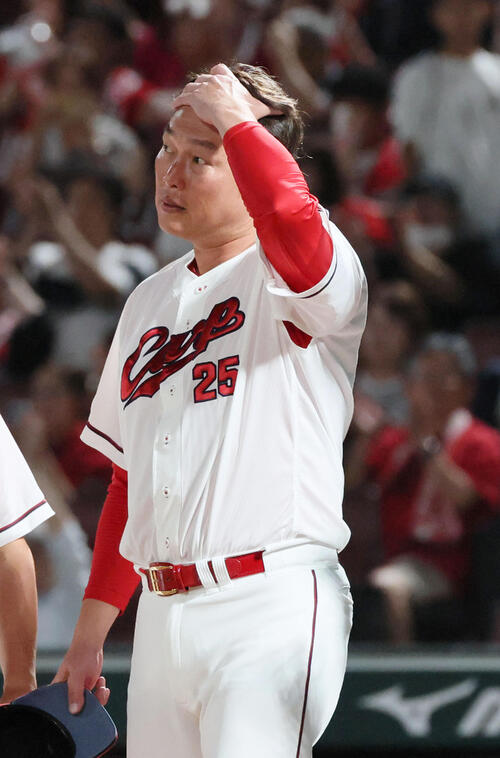 【広島】新井監督、７回に菊地ハルンがサノー斬り「少しずつ自信にしてもらいたい」／一問一答