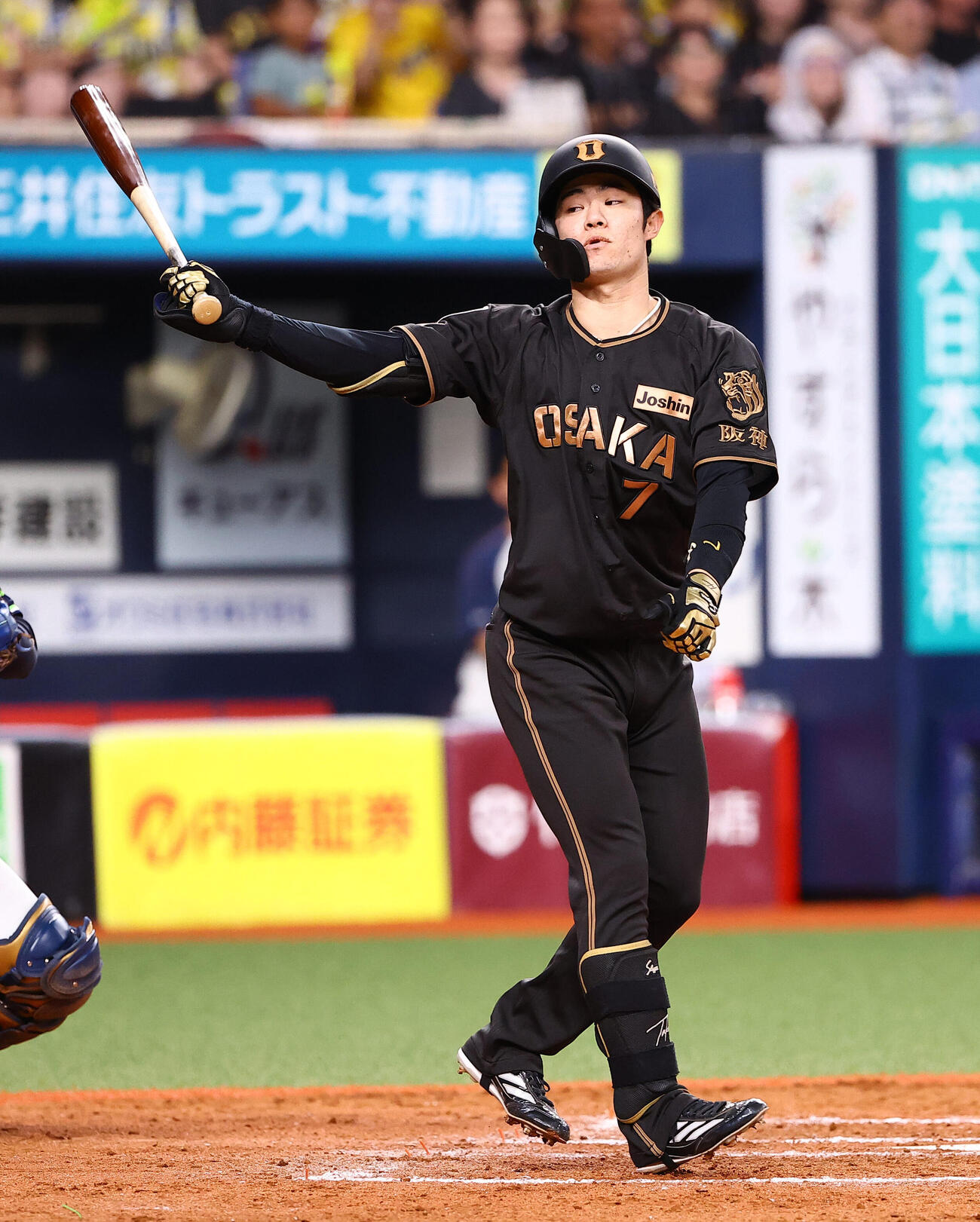 阪神対ヤクルト　8回裏阪神無死、代打中野拓夢は三振に倒れる（撮影・上田博志）