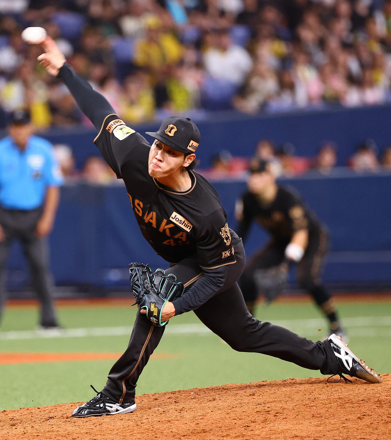 阪神対ヤクルト　阪神6番手の工藤泰成（撮影・上田博志）