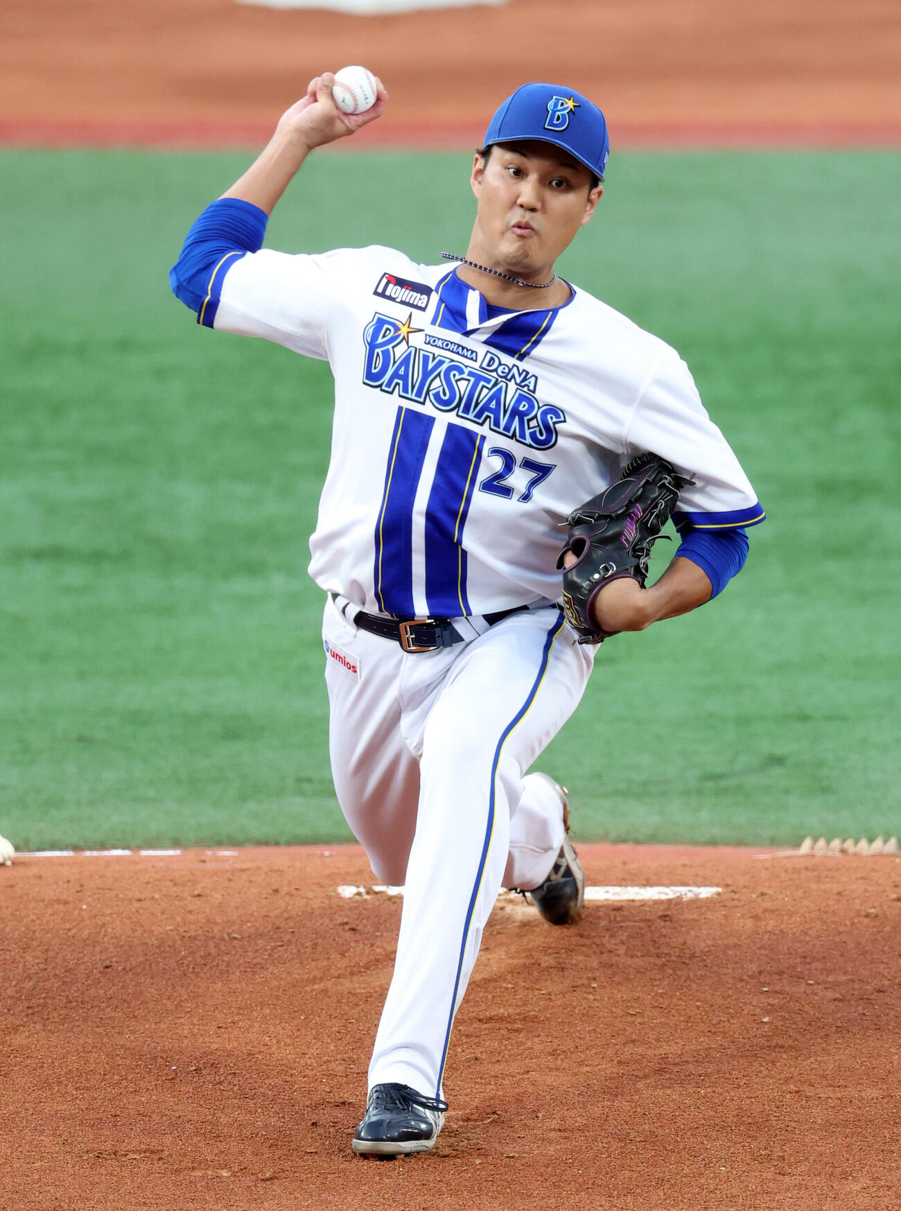 DeNA対巨人　DeNA先発の藤浪晋太郎（撮影・浅見桂子）