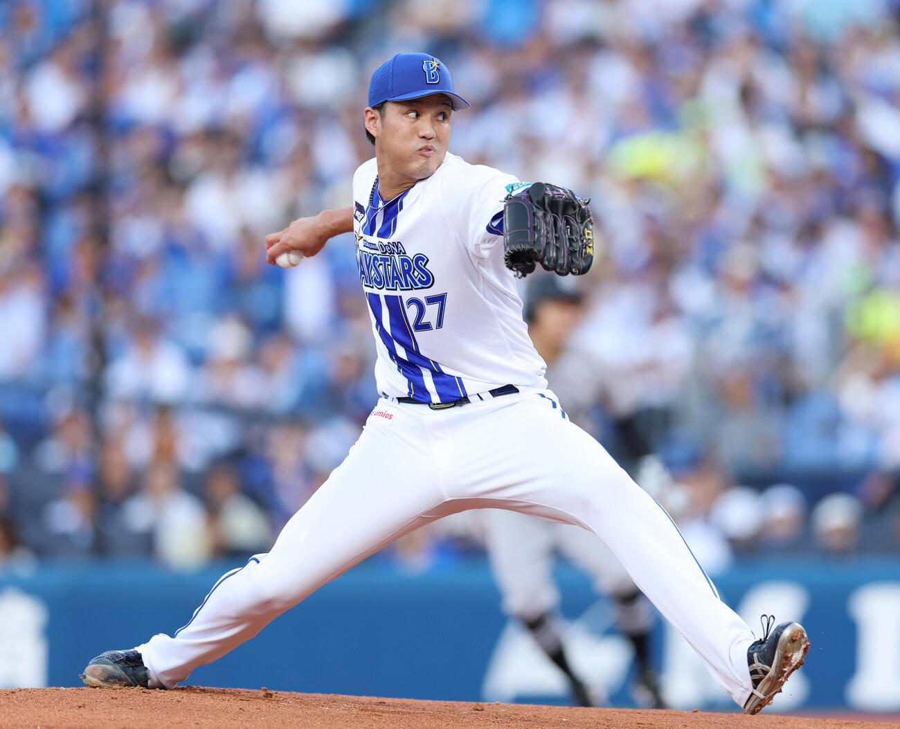 DeNA対巨人　先発し力投するDeNA藤浪晋太郎（撮影・増田悦実）