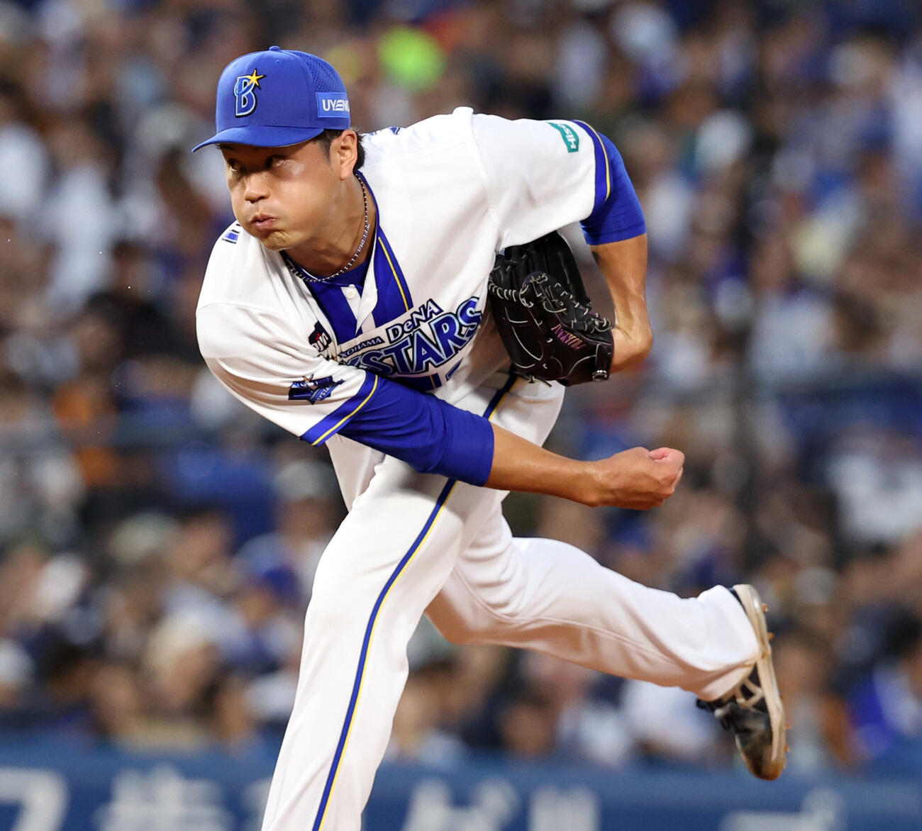 DeNA対巨人　DeNA先発先発の藤浪晋太郎（撮影・浅見桂子）