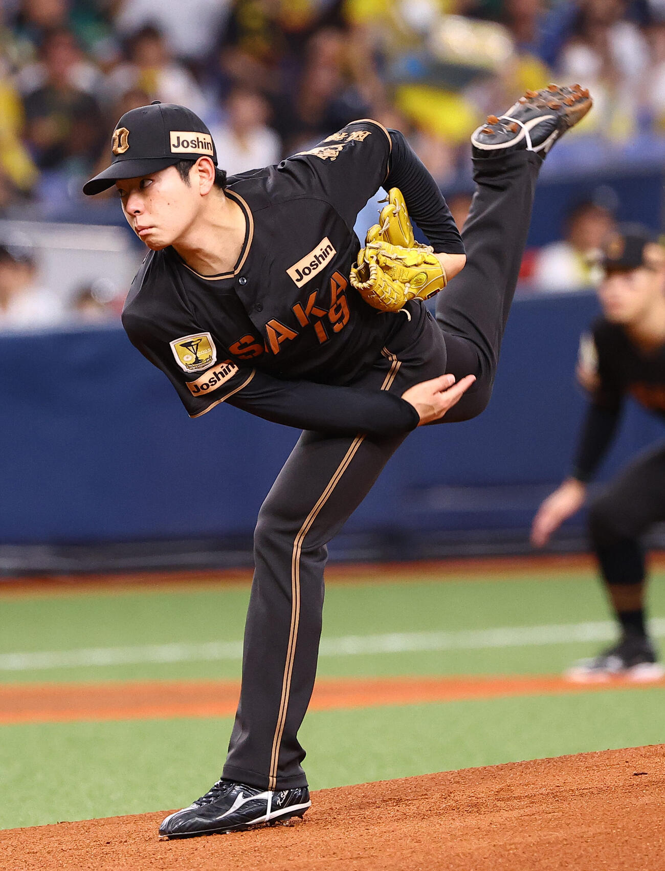 阪神対ヤクルト　力投する阪神先発の下村海翔（撮影・上田博志）