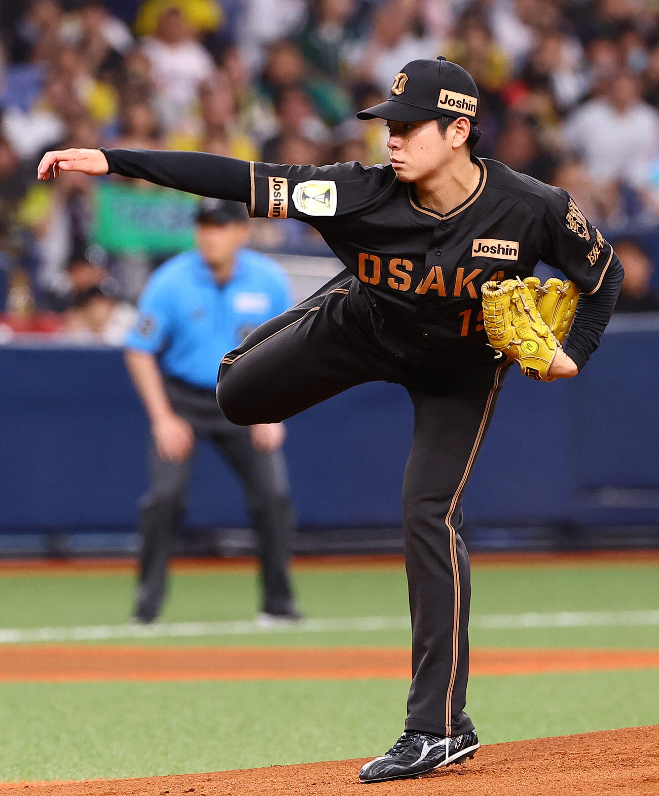 阪神対ヤクルト　阪神先発の下村海翔（撮影・上田博志）
