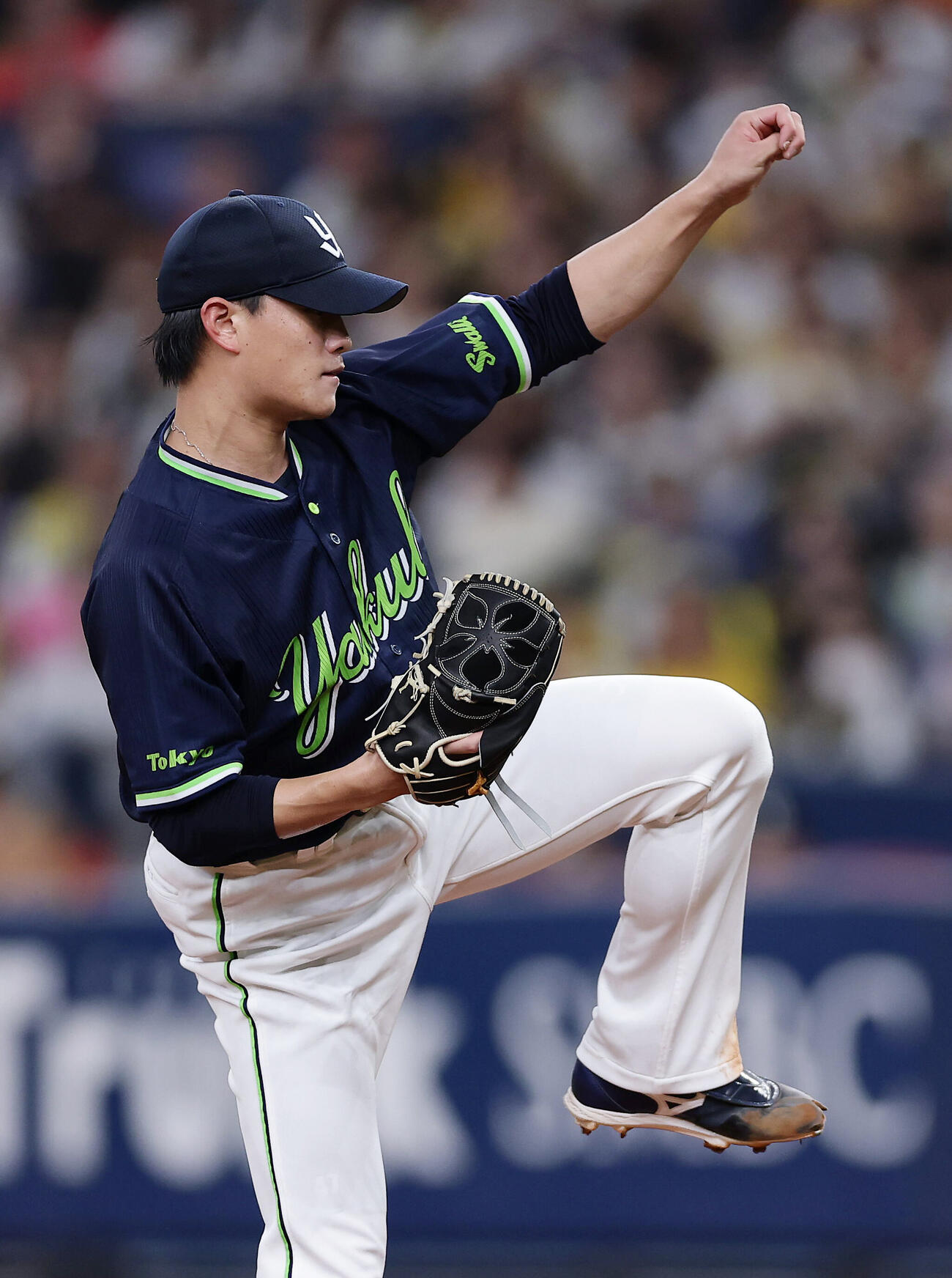 阪神対ヤクルト　力投するヤクルト先発の高橋奎二（撮影・前田充）