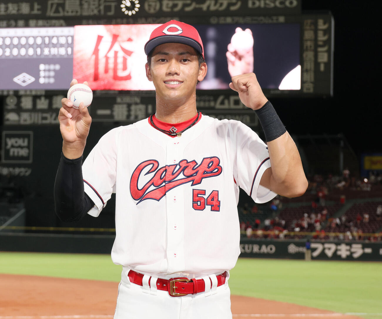 広島西川篤夢（2026年8月撮影）