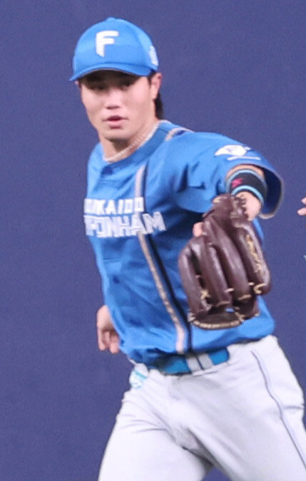 智弁和歌山出身の日本ハム細川凌平（2026年8月撮影）