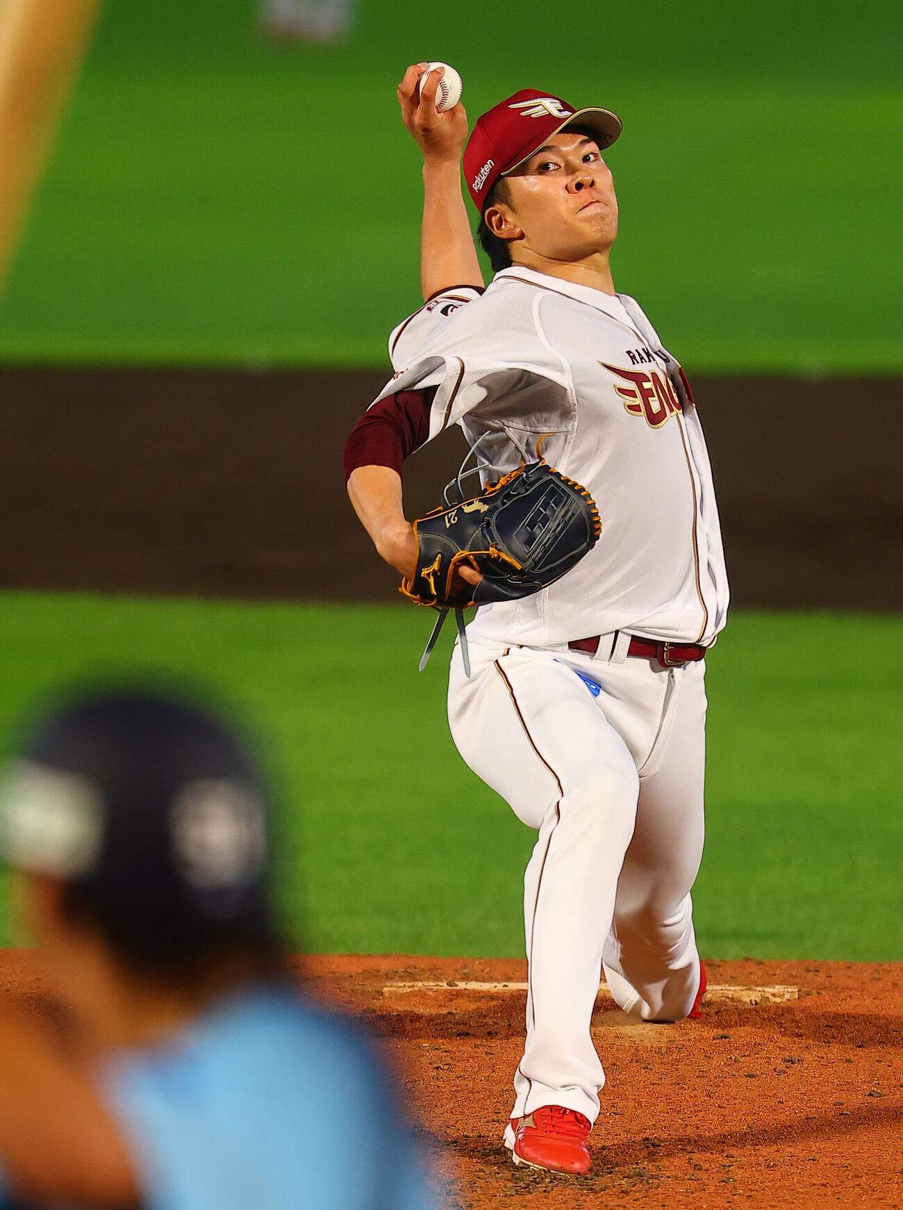 楽天対西武　楽天先発の早川隆久（撮影・野上伸悟）