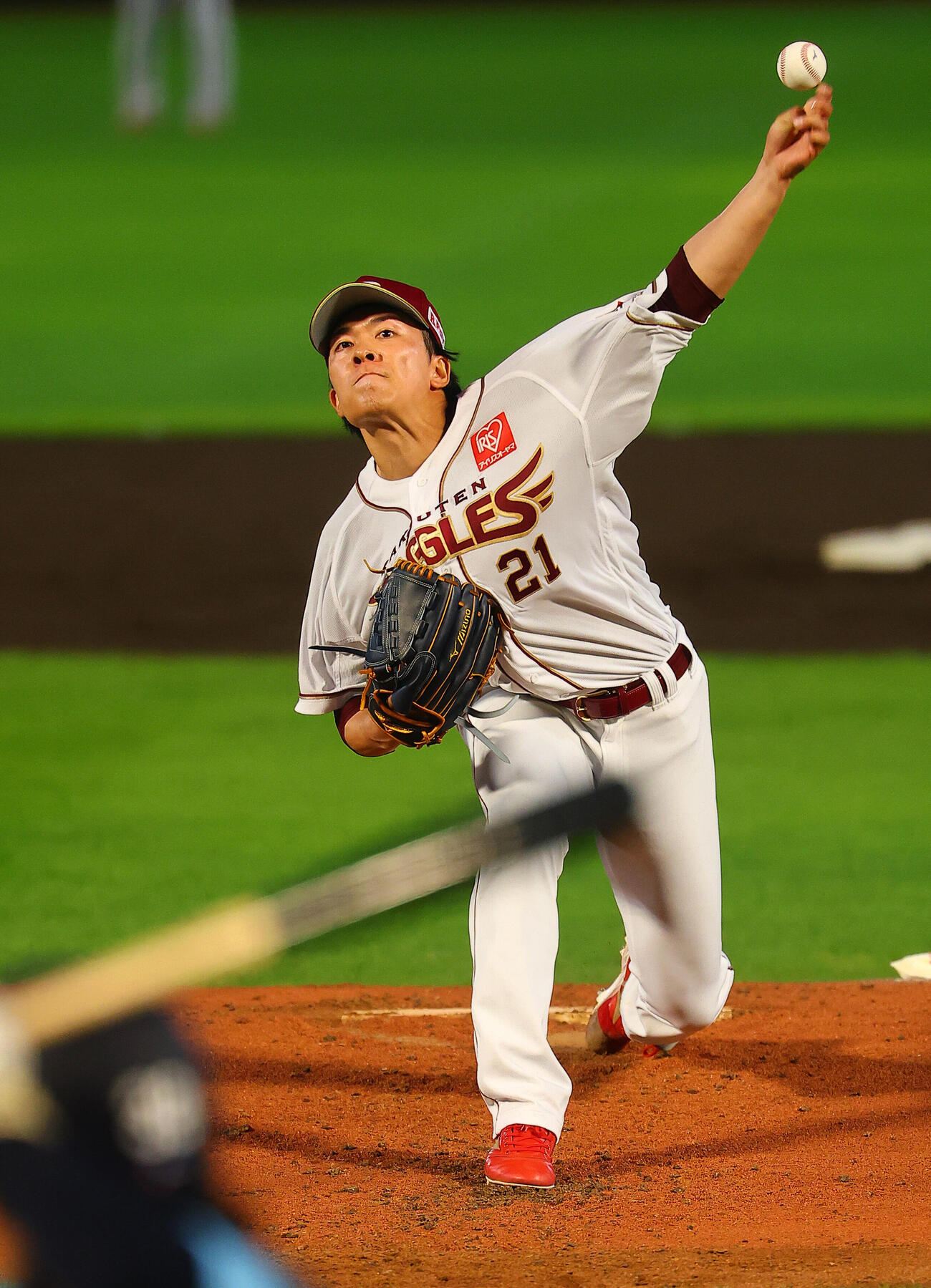 楽天対西武　楽天先発の早川隆久（撮影・野上伸悟）