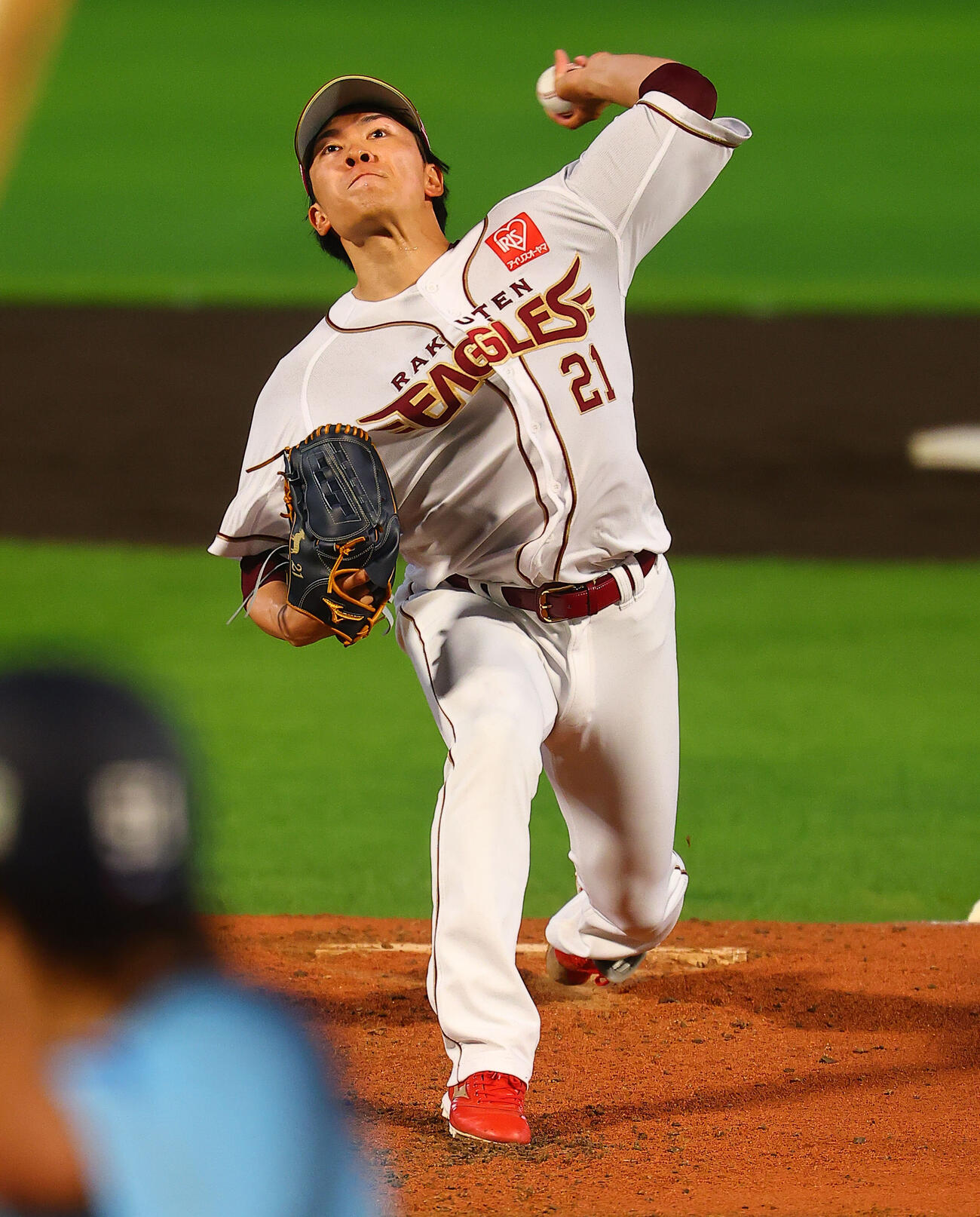 楽天対西武　楽天先発の早川隆久（撮影・野上伸悟）