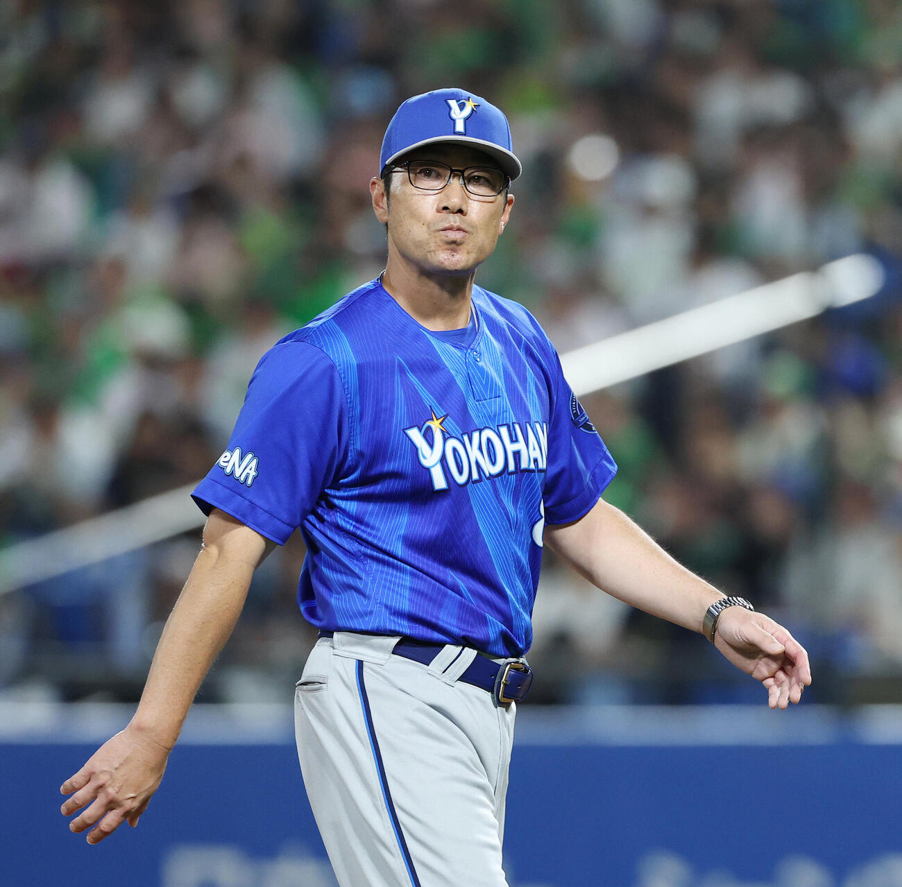 DeNA相川亮二監督（2026年8月撮影）