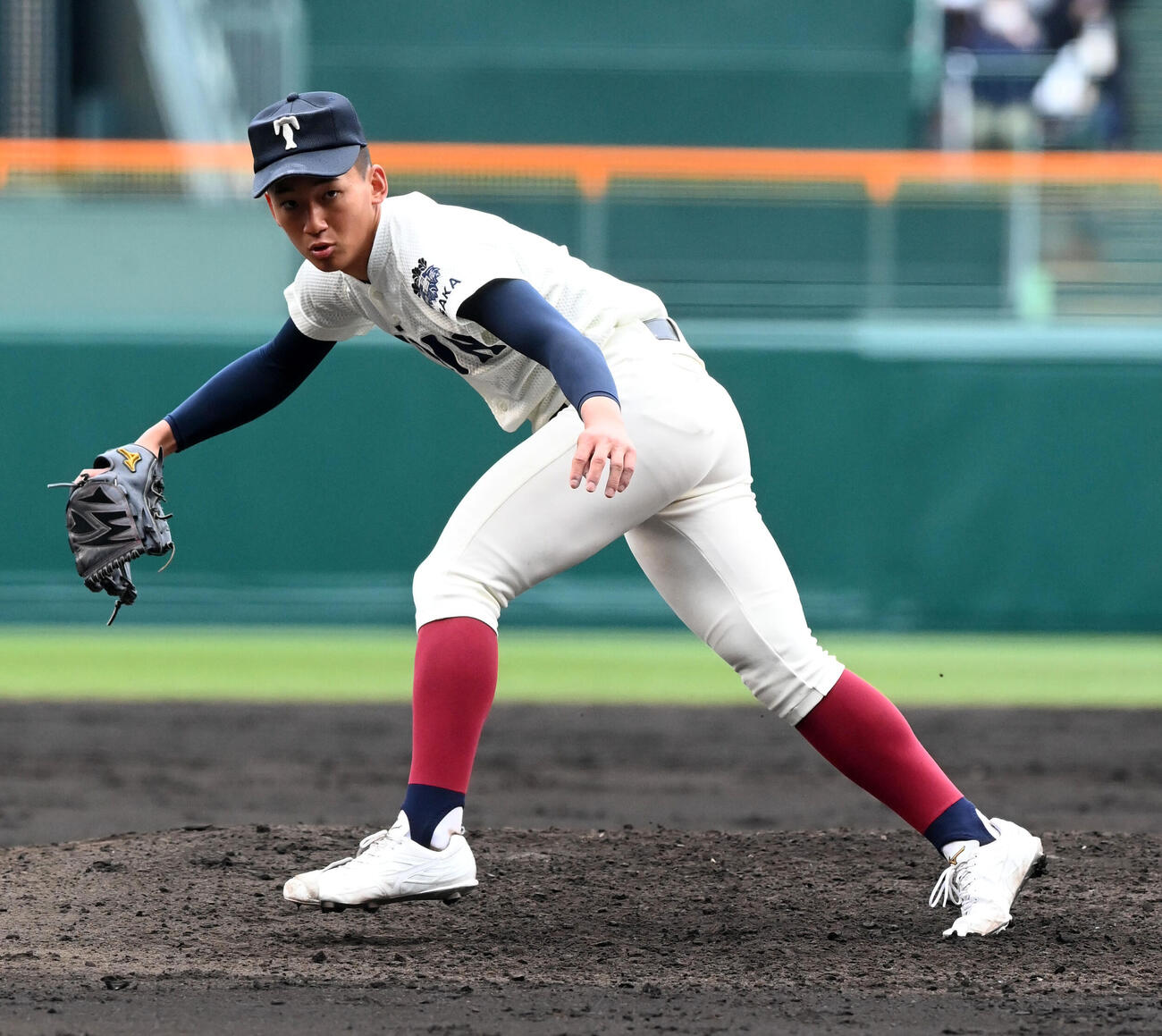 近江対大阪桐蔭　大阪桐蔭先発の前田悠伍（2022年3月撮影）