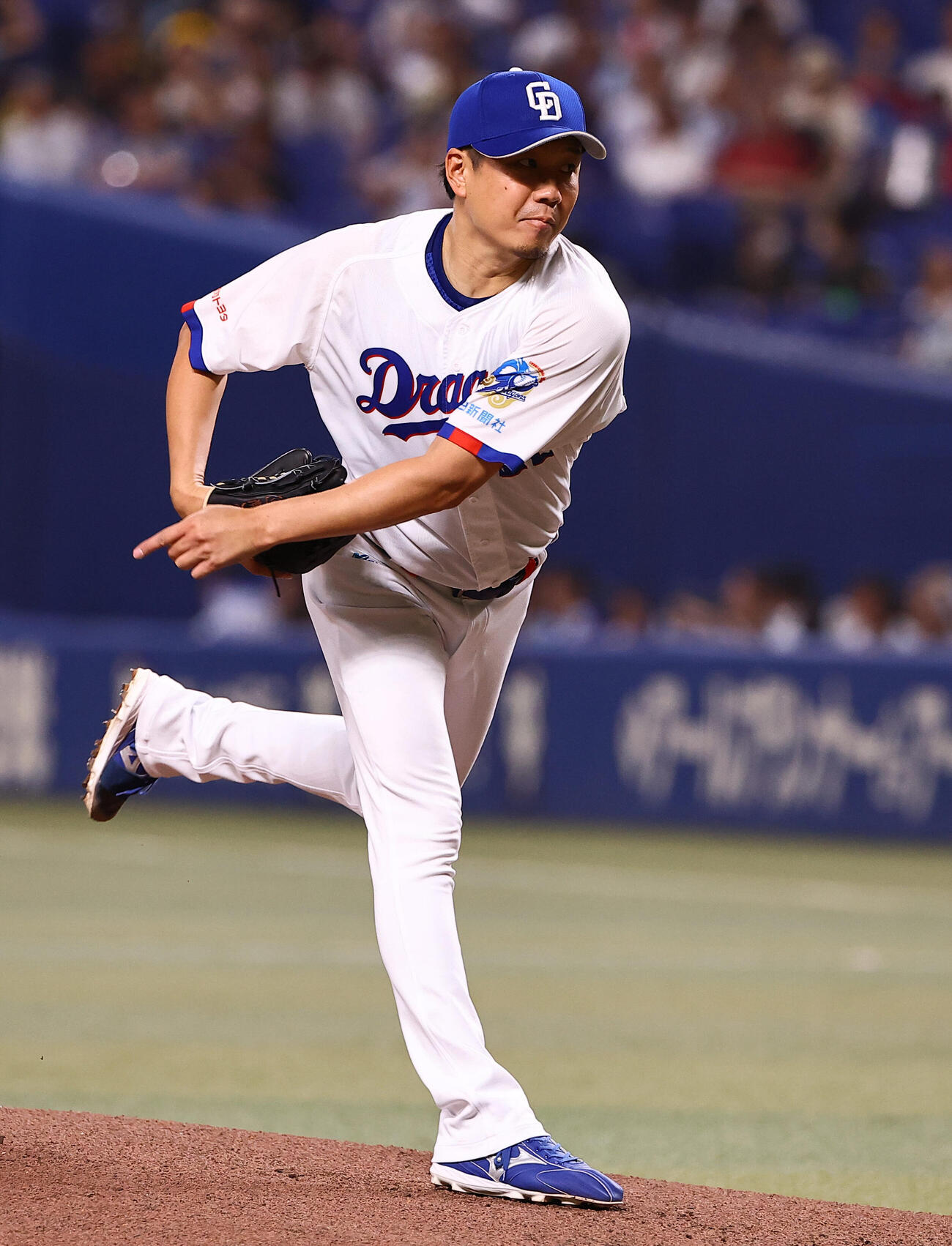 中日対阪神　中日先発の大野雄大（撮影・上田博志）
