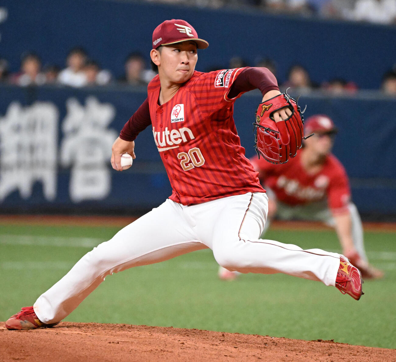 オリックス対楽天　楽天先発の伊藤樹（撮影・石井愛子）