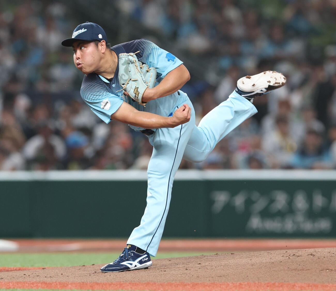 西武対日本ハム　西武先発の平良海馬（撮影・黒川智章）