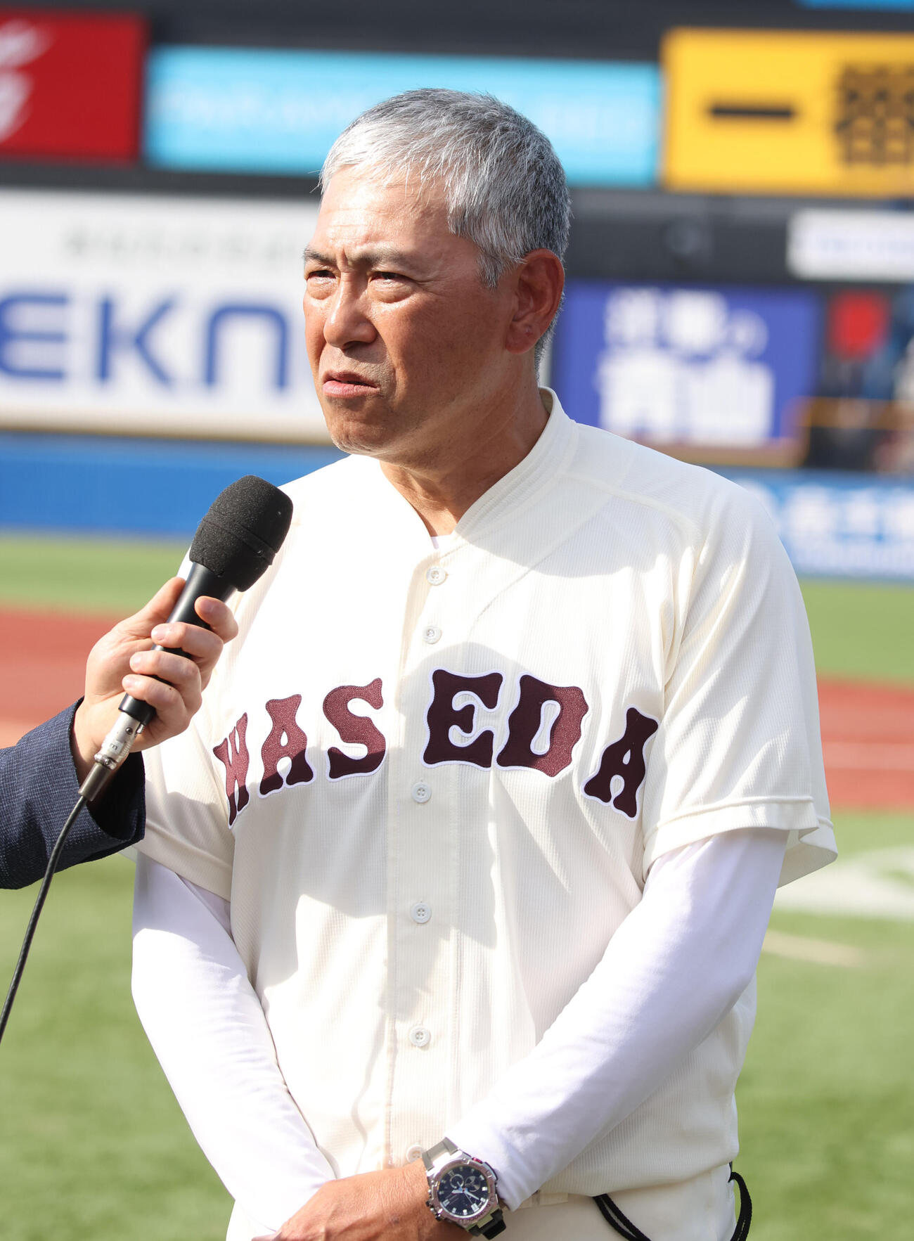 早大・小宮山悟監督（2026年5月31日撮影）