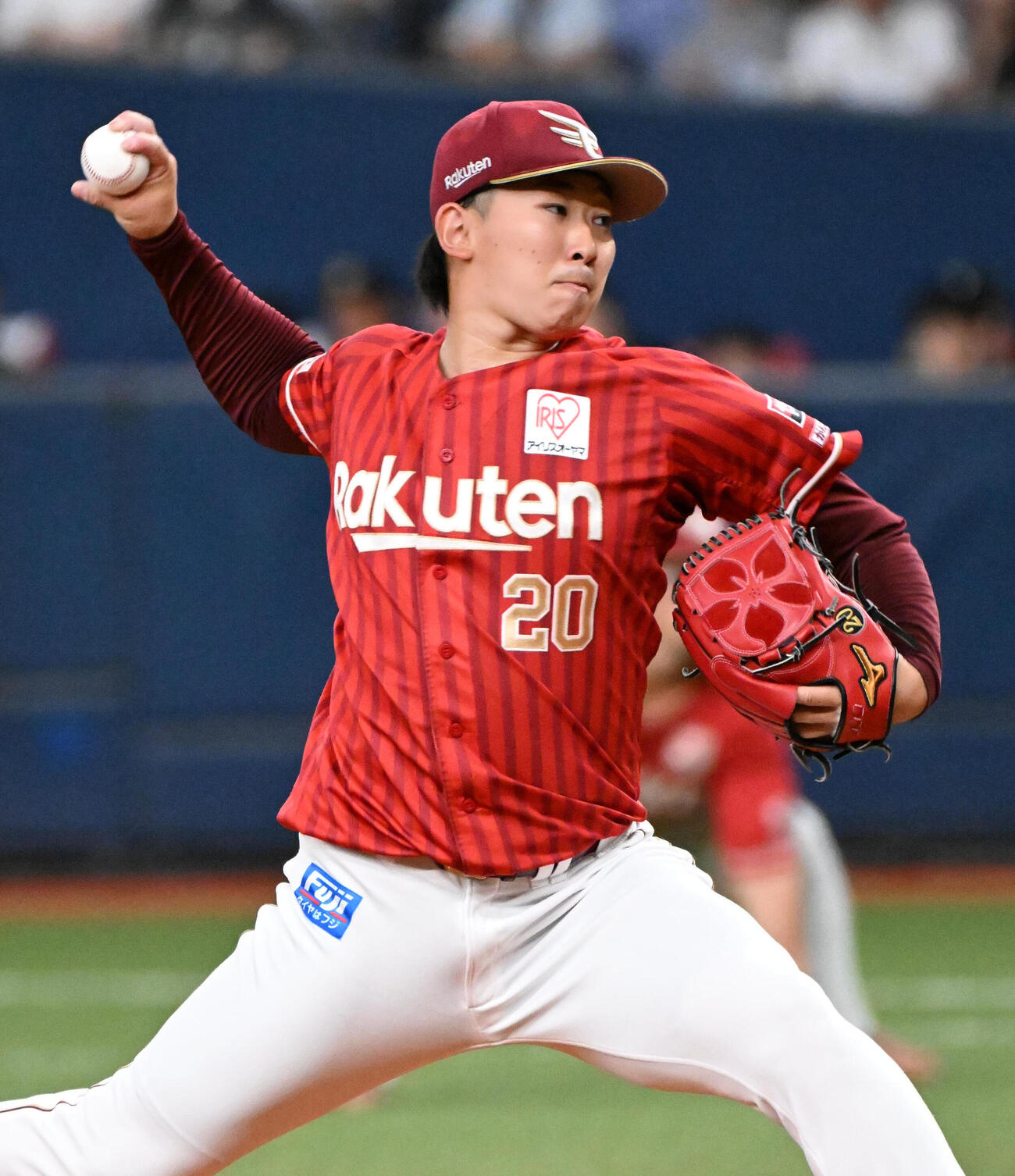 オリックス対楽天　楽天先発の伊藤樹（撮影・石井愛子）