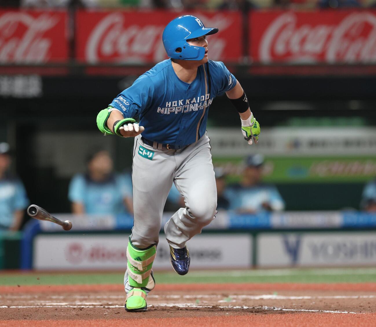 西武対日本ハム　8回表日本ハム無死、本塁打を放つ清宮幸太郎（撮影・黒川智章）