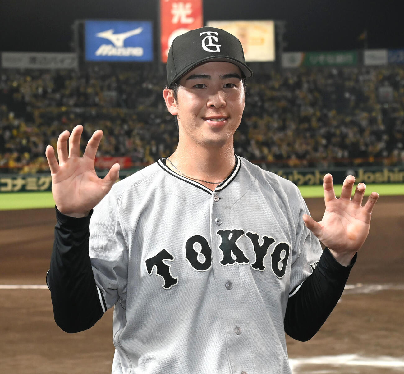 巨人小浜佑斗（2026年7月撮影）