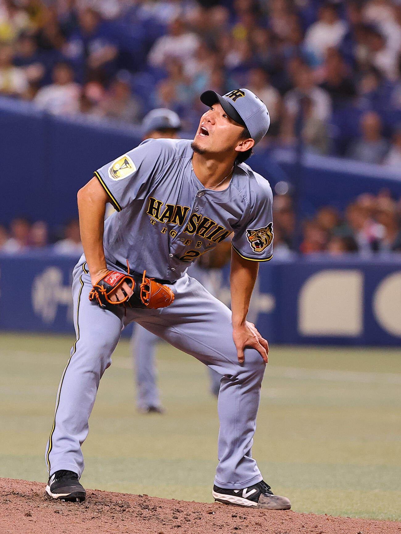 中日対阪神　5回裏中日2死、伊藤将司は福永裕基にソロ本塁打を浴びる（撮影・上田博志）