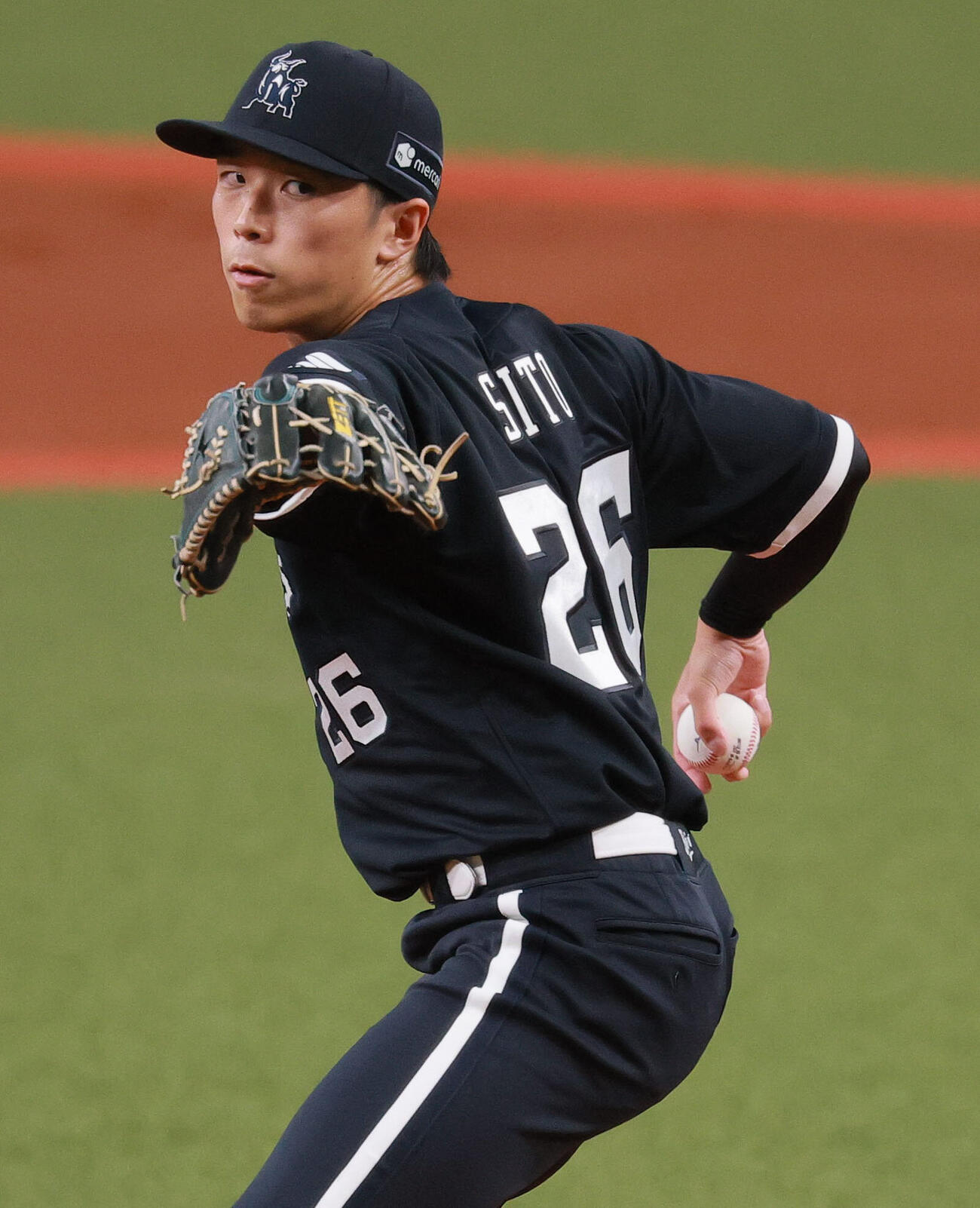 オリックス対楽天　オリックス先発の斎藤響介（撮影・上山淳一）