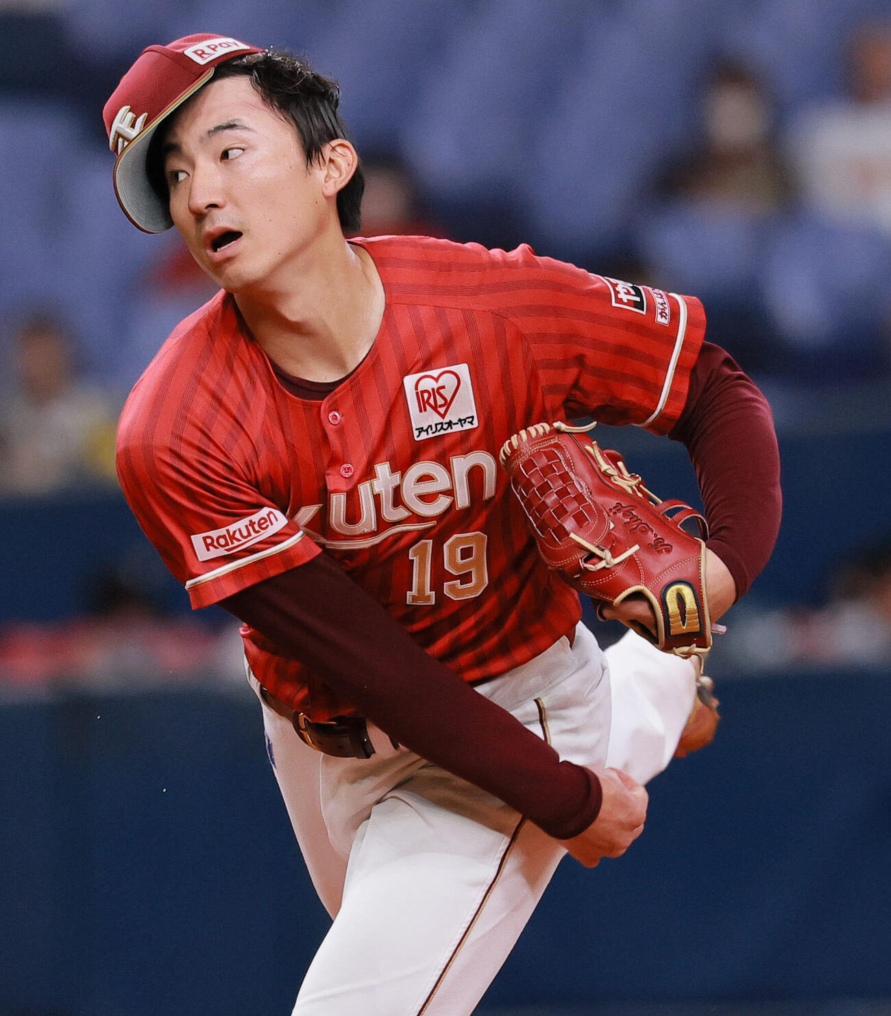オリックス対楽天　2回裏、力投する楽天荘司康誠（撮影・上山淳一）