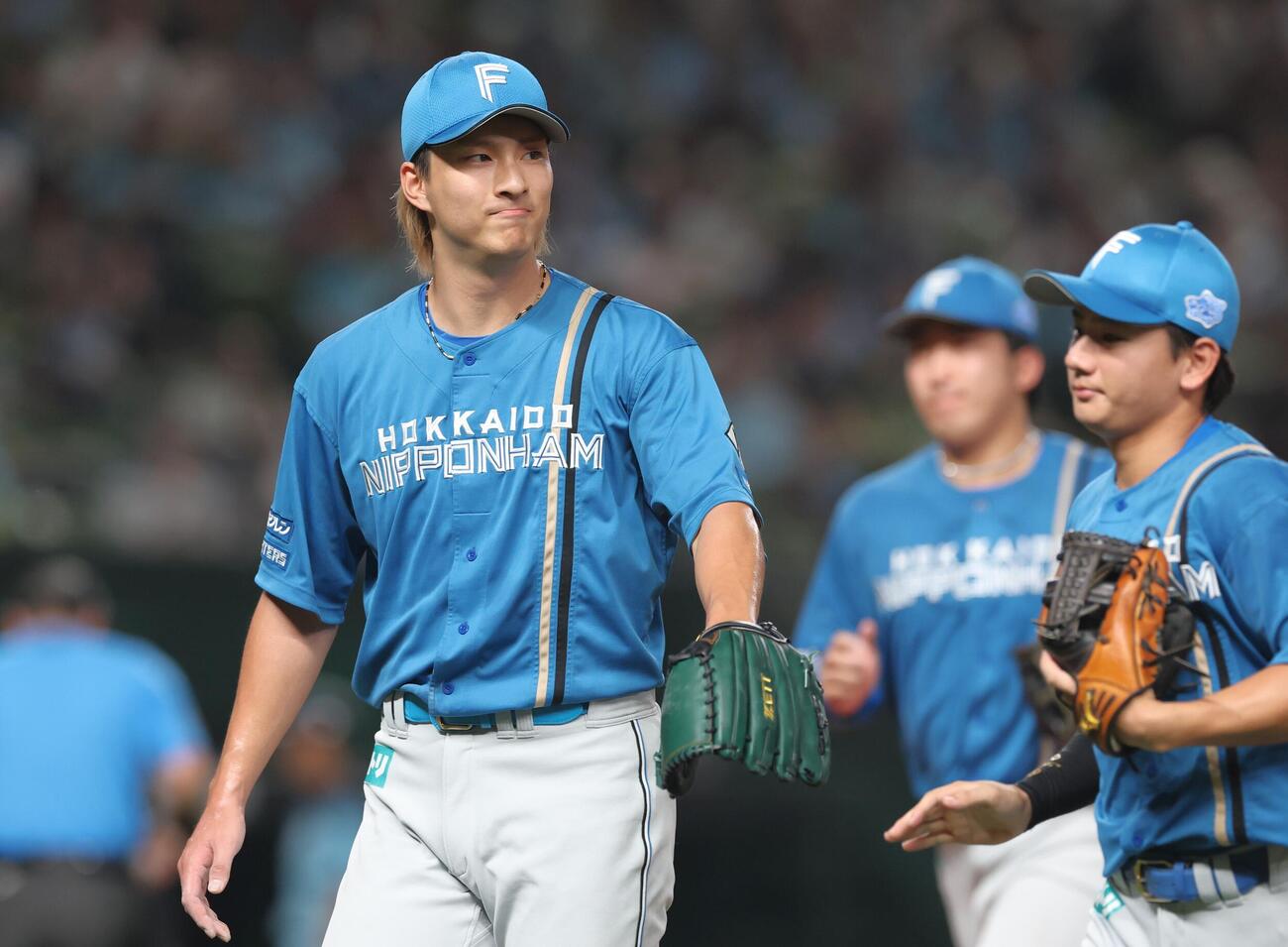 西武対日本ハム　4回裏、無失点に抑える達孝太（撮影・黒川智章）