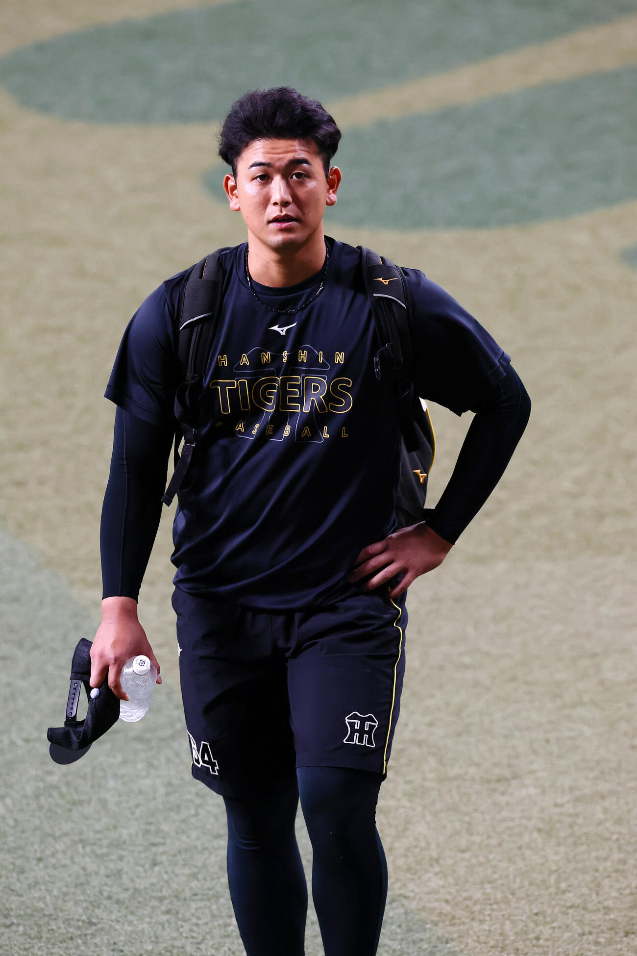 中日対阪神　阪神岡留英貴が1軍に合流（撮影・加藤哉）