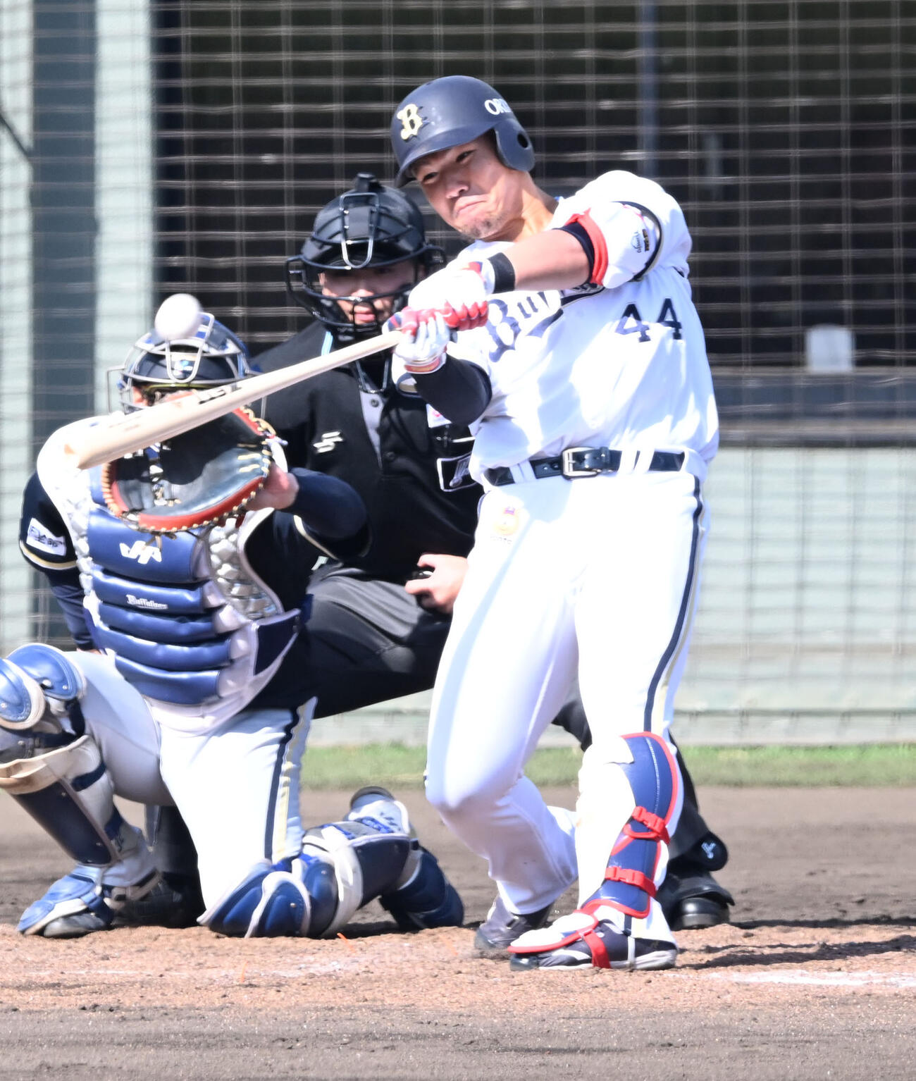 オリックス頓宮裕真（2026年2月撮影）