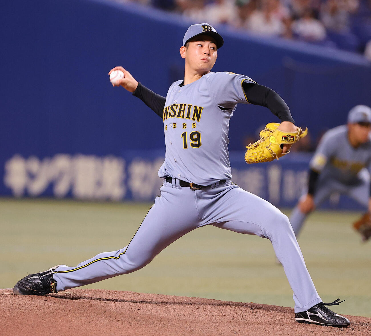 中日対阪神　阪神先発の下村海翔（撮影・上田博志）
